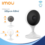 Camara Wifi | iMou Camara CUE 2 | 2 MP | Detección de Humanos | Micrófono Integrado | Alarma de Eventos | Ranura para MicroSD | Inteligencia Artificial | Audio Bidereccional