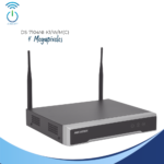 NVR 4 Megapixel | Hikvision DS-7104NI-K1/W/M(C) | 4 canales IP | 1 Bahía de Disco Duro | 2 Antenas Wi-Fi | Salida de Vídeo Full HD