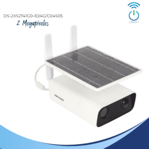 Cámara Bala 4 MP / Lente 4mm / Panel Solar / Batería de Respaldo de Litio 10Ah (Hasta 7 Días) / Conexión 4G / Accesorios de Instalación