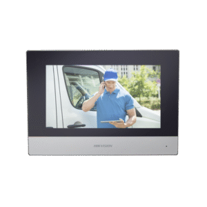 Monitor Hibrido IP WiFi Touch Screen 7" para Videoportero IP / Vídeo en Vivo / PoE Estándar / Apertura Remota / Llamada Entre Monitores / Audio de dos vías / Policarbonato