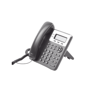 teléfono ip smb de 2 líneas con 3 teclas de función programables y conferencia de 3 vías, 5 vcc