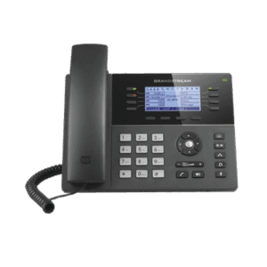 teléfono ip gama media de 8 líneas con 4 teclas de función, 32 teclas de extensión blf digital y conferencia de 5 vías poe gigabit