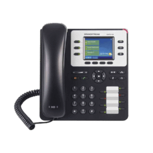 teléfono ip empresarial de 3 líneas con 4 teclas de función, 8 teclas de extensión blf y conferencia de 4 vías. poe