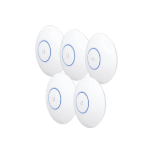 paquete de 5 access point unifi hd 802.11ac wave 2 mu-mimo 4x4 para alta densidad de usuarios, hasta 500 usuarios wifi (sin poe´s)