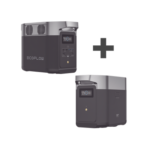 estación de energía portátil delta 2 1024wh litio lfp / 6 ac 1800 w (max. 2200w) / 2 usb-c 100w / capacidad para aumentar respaldo / cargador de coche 10a a 12.6v / conectividad wifi y bluetooth (app) / carga solar 500w max.