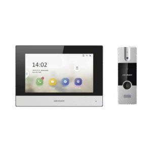Kit Videoportero / Analógico / IP a 4 Hilos con Función de Llamada a App Hik-Connect / Monitor por Cable o WiFi y por 4 Hilos al Frente de Calle