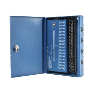 Fuente de Poder Profesional / 20Amperes / 16 Canales / Hasta 1.25A por Salida / Ajuste Independiente 11 a 15 Vcc por Salida / Protección Contra Sobrecargas