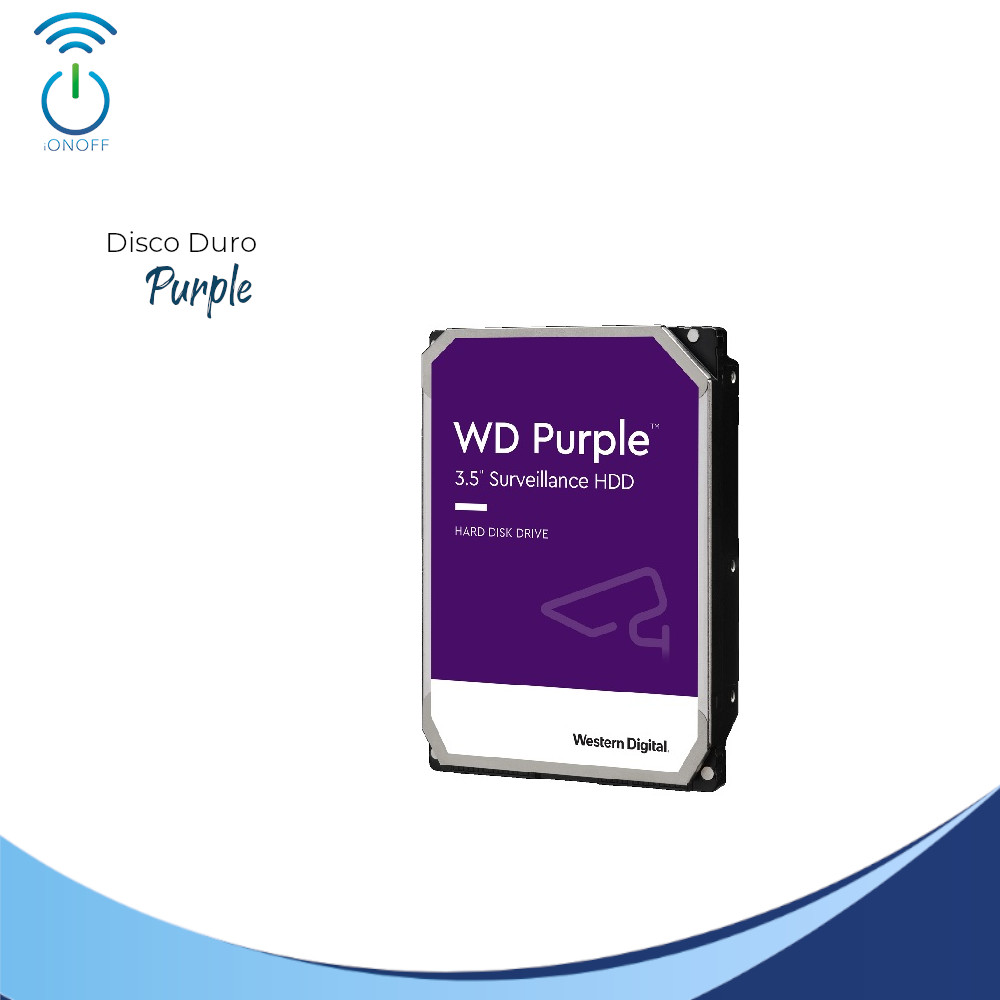 Disco Duro Interno / WD Purple / 1TB 3.5" / 64MB SATA3 5400RPM